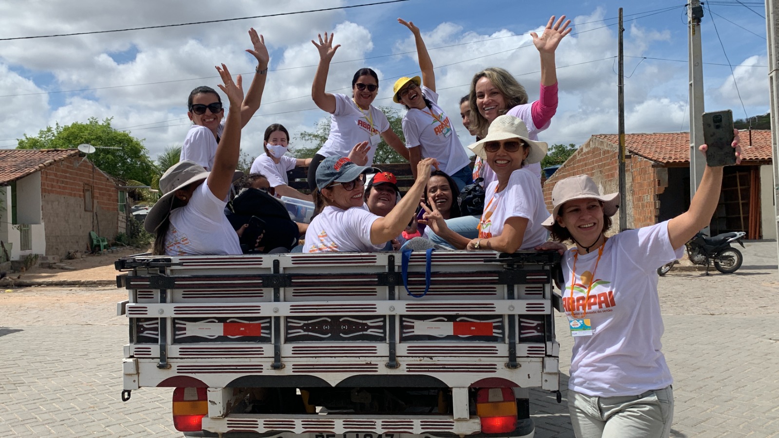 Equipe do ABA PAI em visita a uma comunidade rural